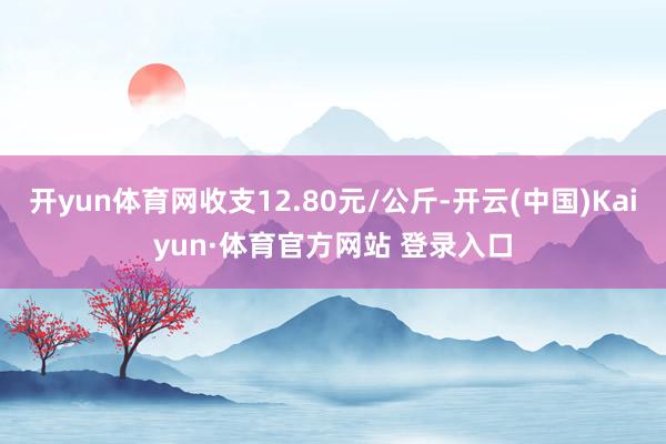 开yun体育网收支12.80元/公斤-开云(中国)Kaiyun·体育官方网站 登录入口