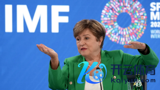 2025 年 4 月 24 日，好意思国华盛顿特区，外舶来品币基金组织（IMF）总裁克里斯塔利娜・格奥尔基耶娃在 2025 年外舶来品币基金组织与寰球银行春季会议时刻举行新闻发布会